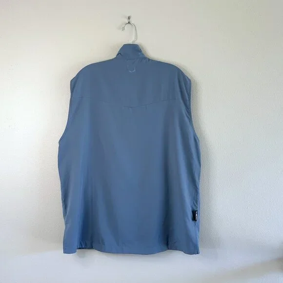 ScotteVest Featherweight Travel Vest in Cadet Blue - Picture 5 of 11